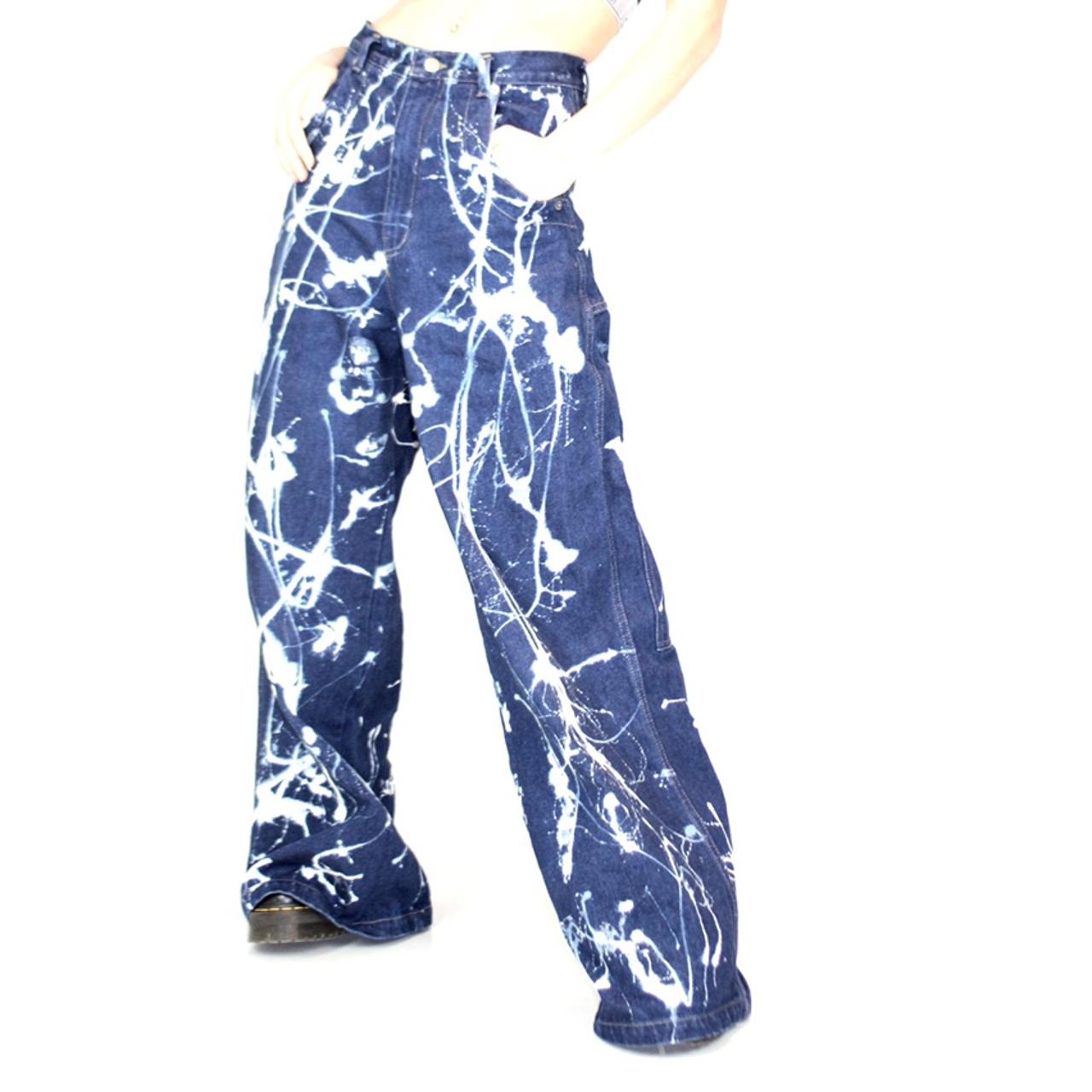 Reworked Wide Leg Super Baggy Skate Jeans