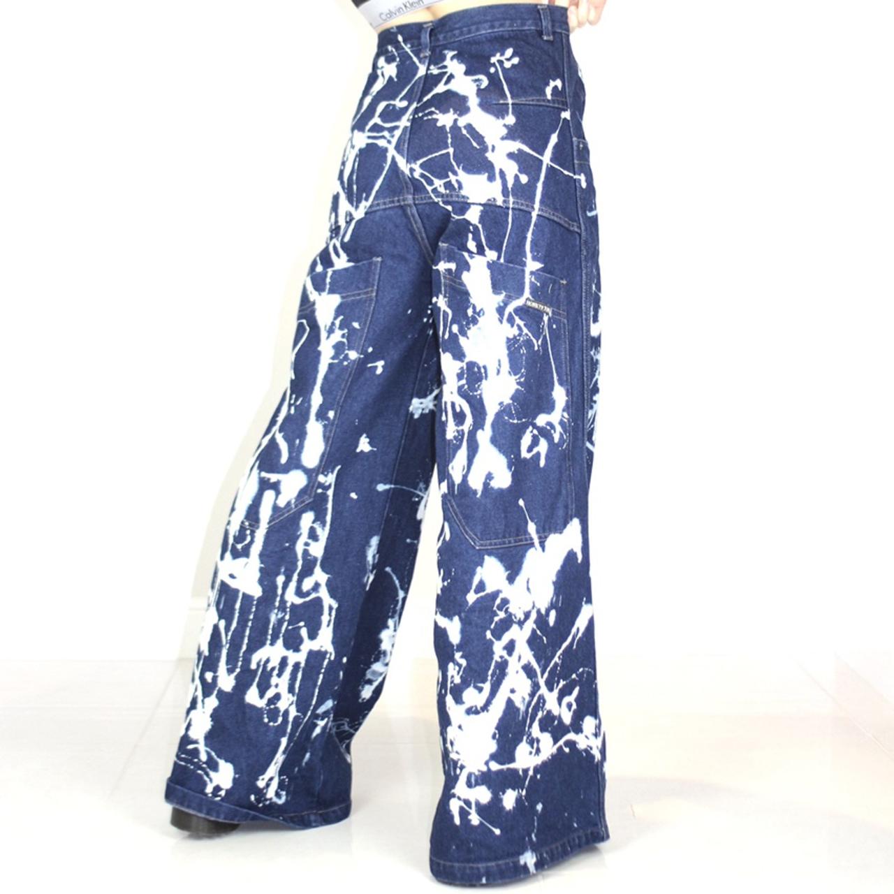 Reworked Wide Leg Super Baggy Skate Jeans